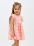 LC Waikiki Crew Neck Lace Baby Girl Dress